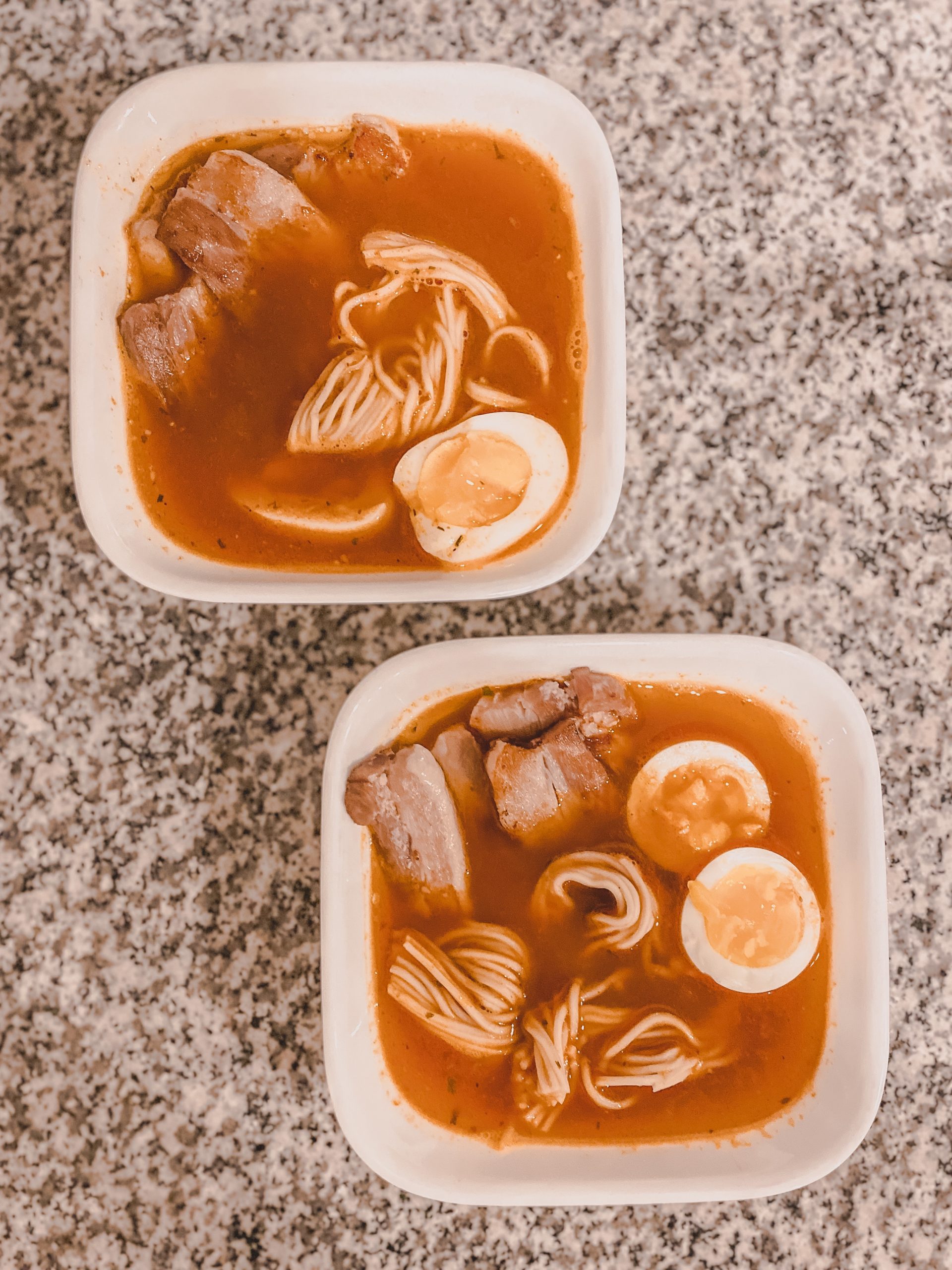 pork belly ramen with egg 3-ingredient trader joe's meal