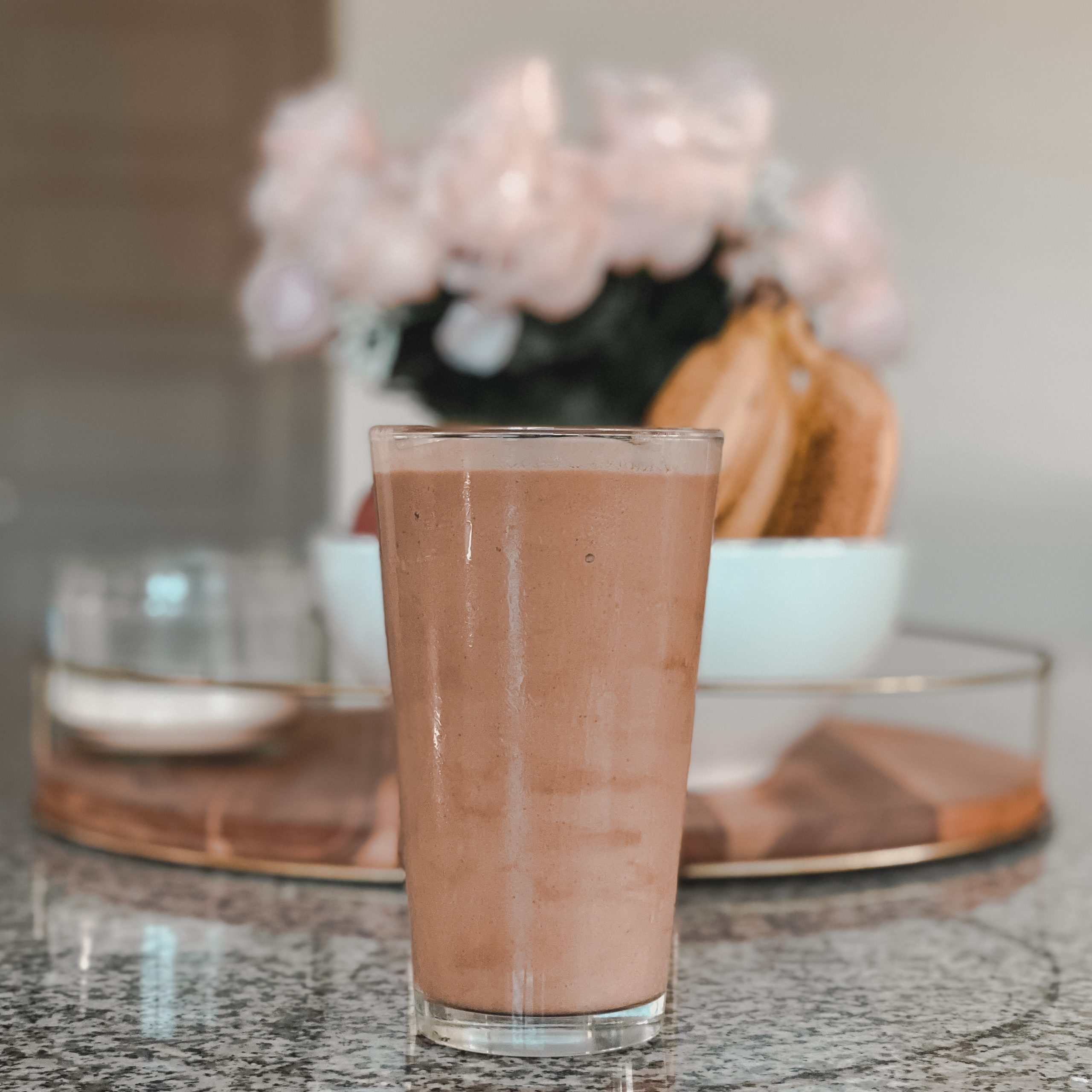 chocolate peanut butter banana smoothie vitamix recipe