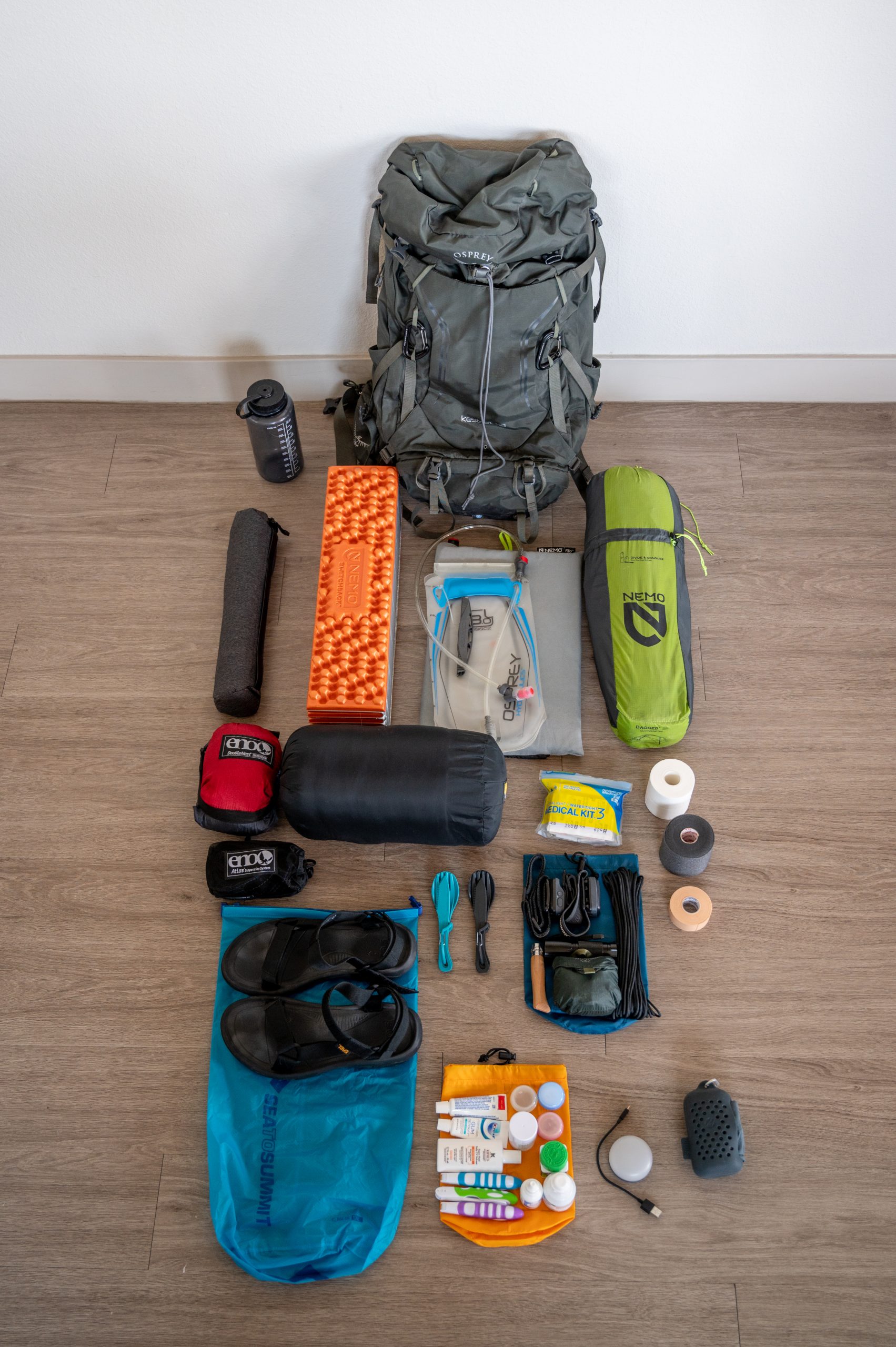 backpacking havasupai packing list