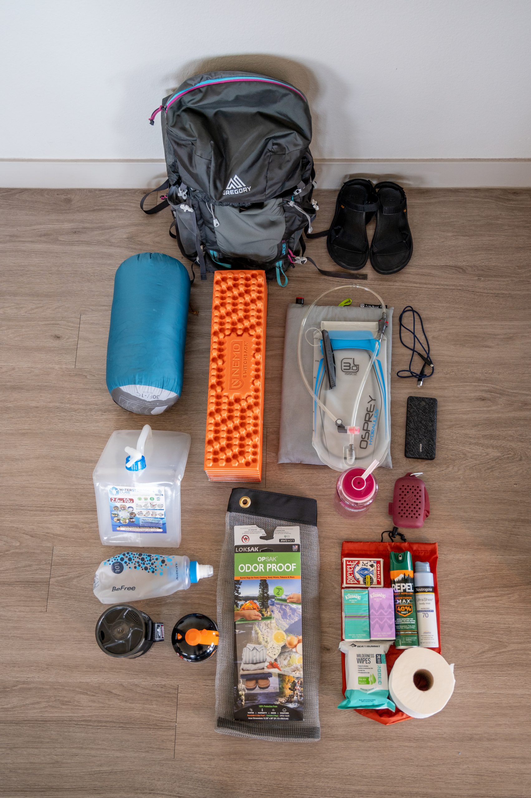 backpacking havasupai packing list