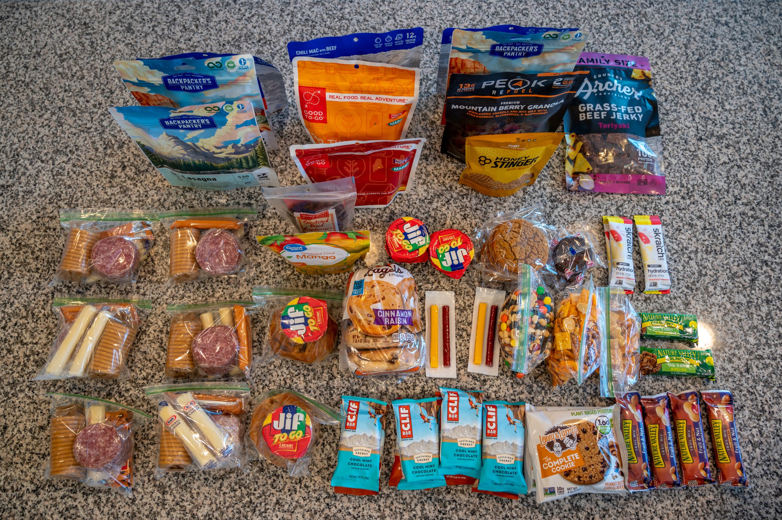 backpacking havasupai food packing list