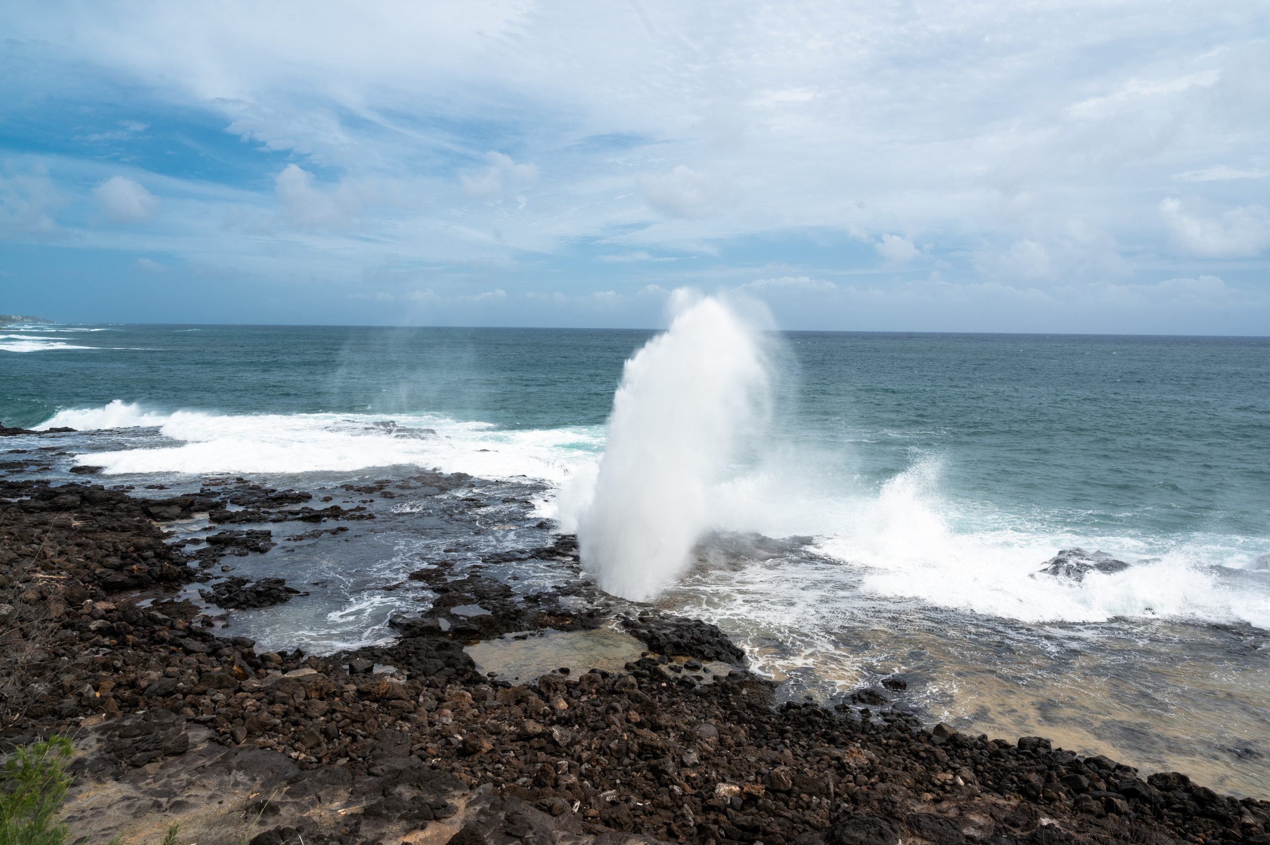 spouting horn kauai hawaii