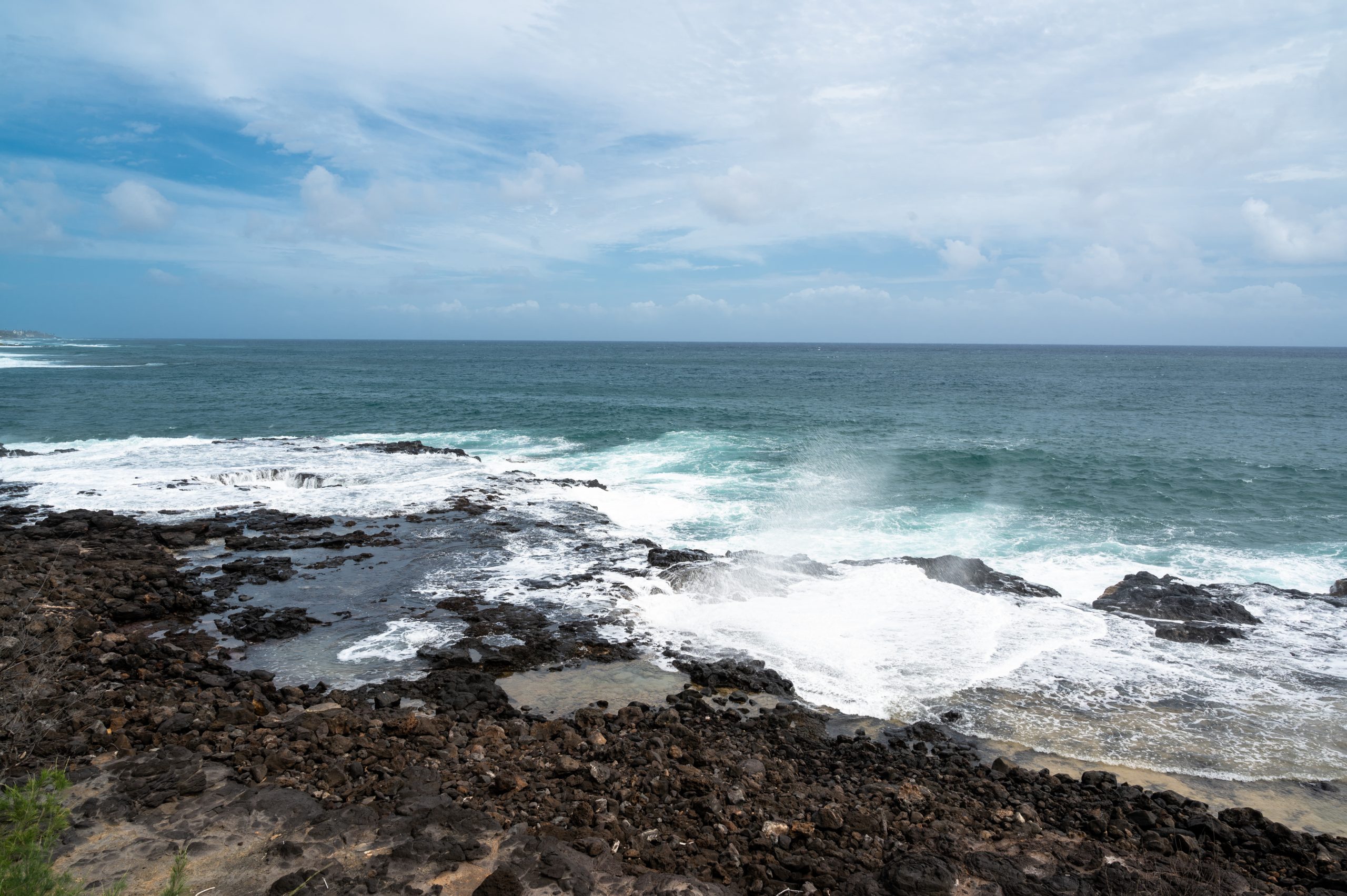 spouting horn kauai hawaii