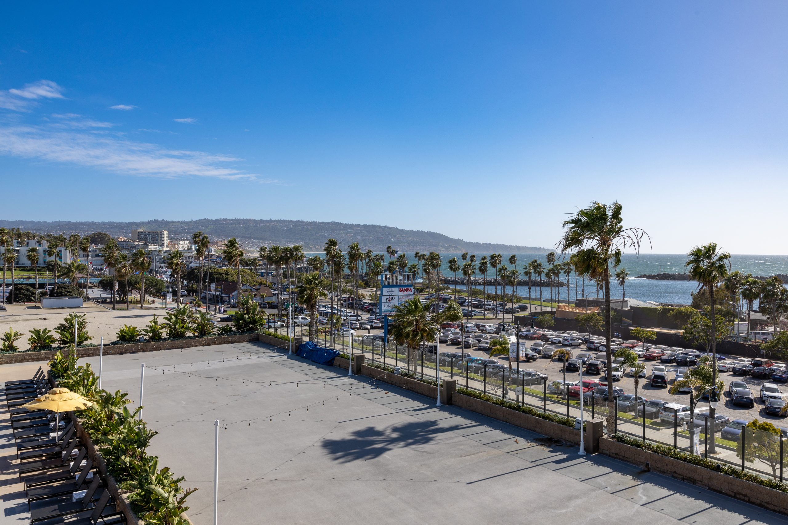 view from sonesta redondo beach & marina balcony